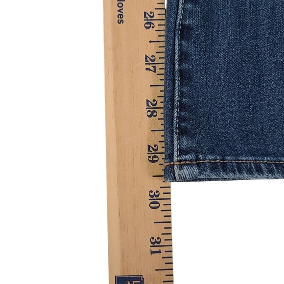 American Eagle Jeans Women 6 28x30 Low Rise Kick Boot Medium Wash VTG * - Picture 13 of 14